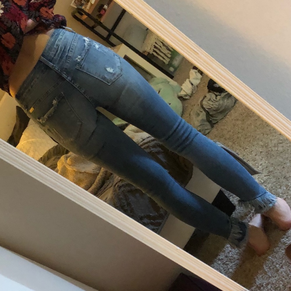 Kancan Last pair🌵HP🌵 Cropped fringe jeans - Picture 3 of 8
